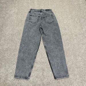streetwear Acid-washed stone-washed Hollister Ultra High-Rise Mom Jeans 24x27